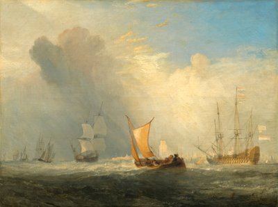 Rotterdamse veerboot door Joseph Mallord William Turner